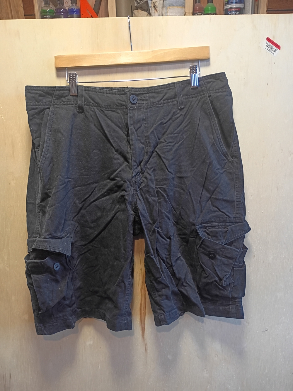 urban pipeline Gray Men's Cargo Shorts with Multiple Pockets